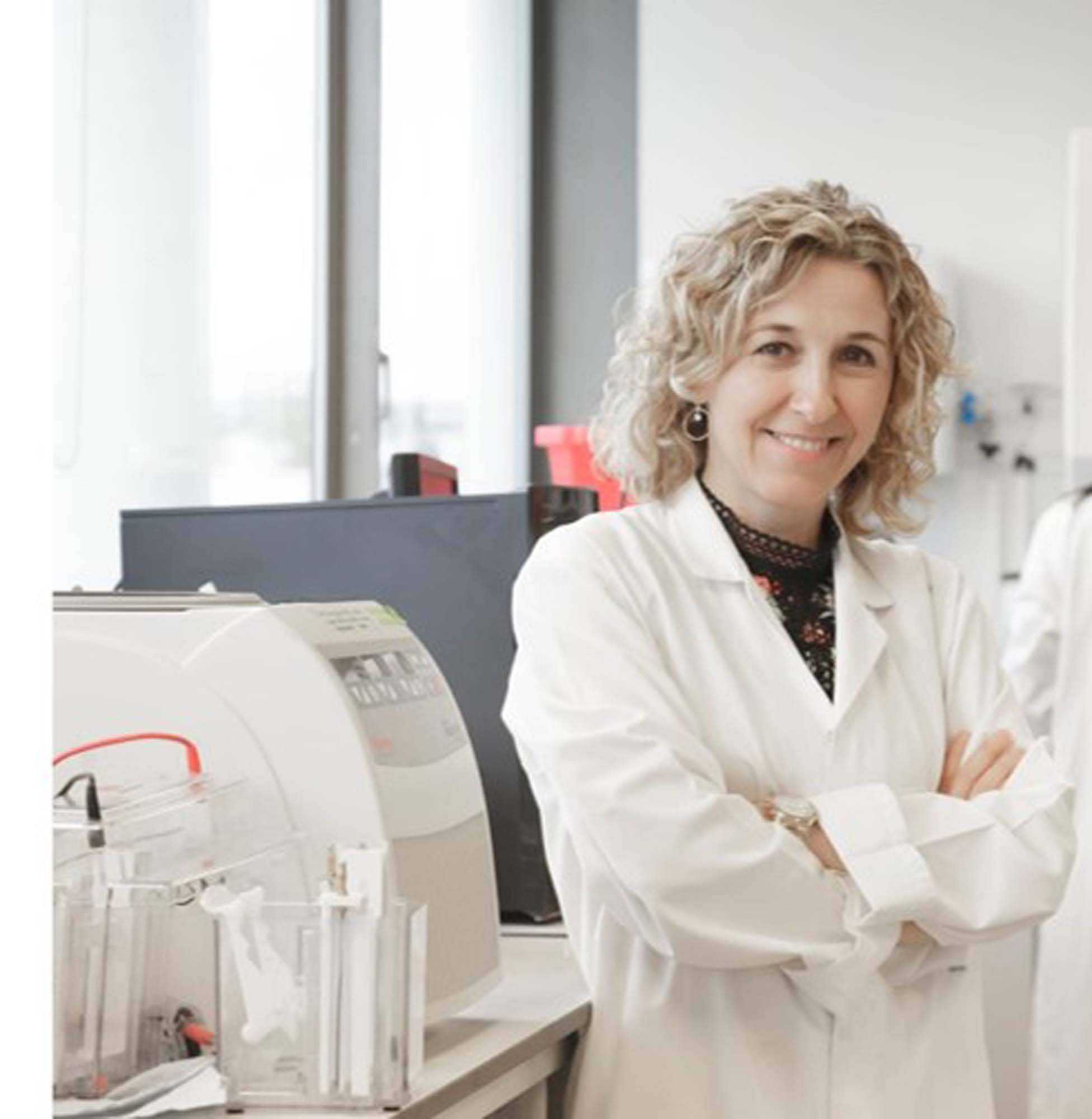 Victoria Sanz Moreno in the Lab