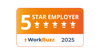 WorkBuzz 5 Star Employer 2025