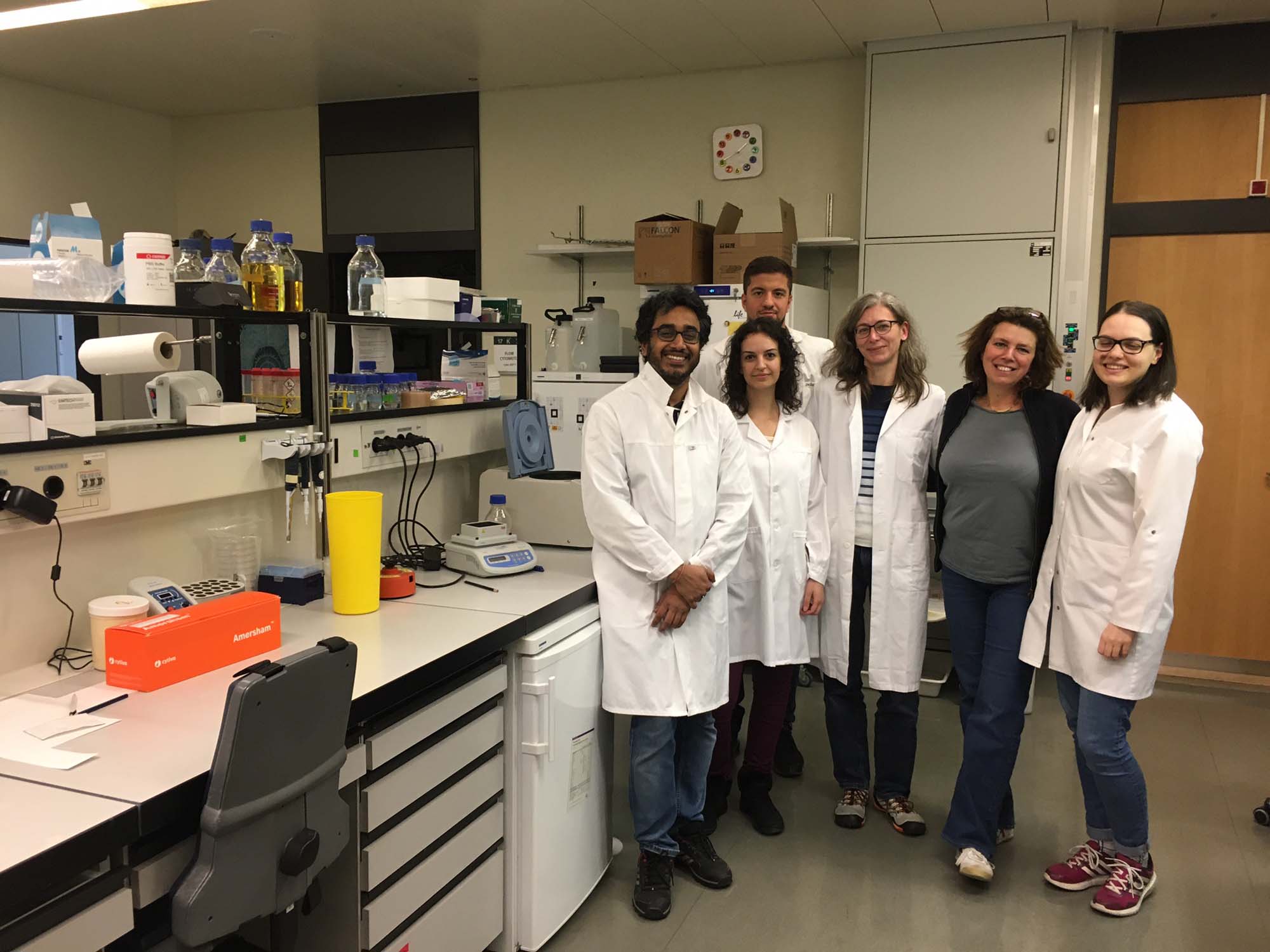 Lorenza Penengo Team in the lab