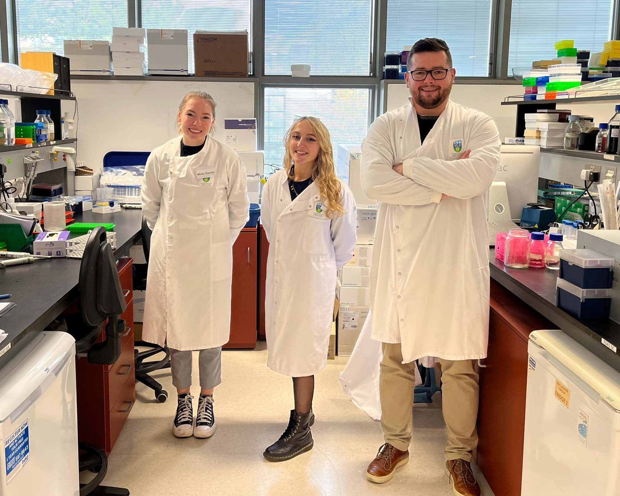 Eric Conway and Team in the lab